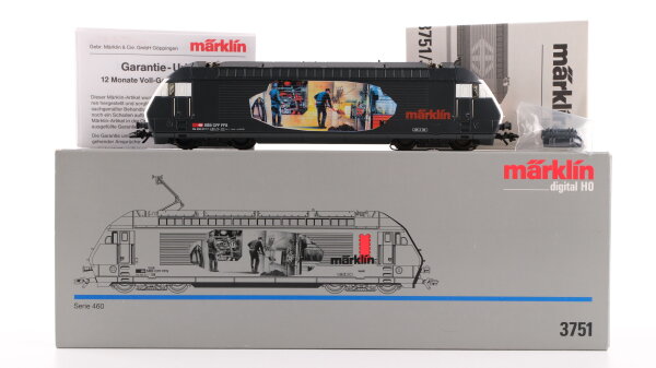 Märklin H0 3751 Elektrische Lokomotive Serie 460 017-7 der SBB CFF FFS Wechselstrom Digital