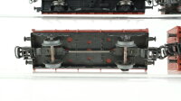 Märklin H0 Konvolut Niederbordwagen Gedeckter Güterwagen Rungenwagen Hochbordwagen mit Holz DB