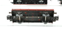 Märklin H0 Konvolut Kranschutzwagen Niederbordwagen Hochbordwagen mit Holz Niederbordwagen mit Holz Nierderboirdwagen 4-achsig DB