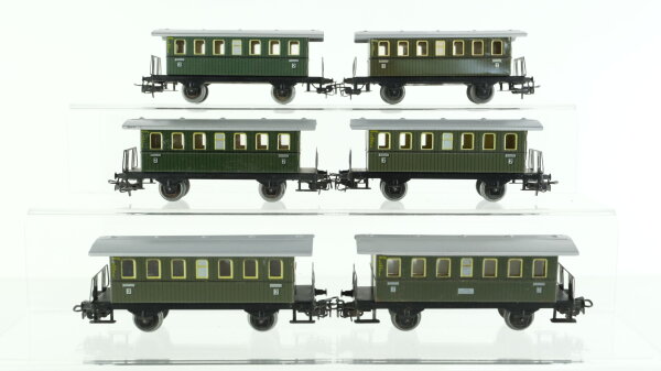 Märklin H0 Konvolut Personenwagen 2.Kl. Blech Länderbahn