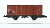 Minitrix N Konvolut Güterwagen Autotransportwagen mit 4 Autos, gedeckter Güterwagen mit Brems.bühne und Schiebetüren, Flachdachwagen, Hochbordwagen mit Ladung, Niederbordwagen mit Ladung DB