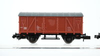 Arnold N Konvolut 4 x gedeckter Güterwagen braun DB
