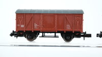 Arnold N Konvolut 4 x gedeckter Güterwagen braun DB