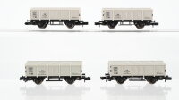 Arnold N Konvolut Güterwagen 4 x Klappdeckelwagen...