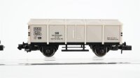 Arnold N Konvolut Güterwagen 4 x Klappdeckelwagen "Bahnhofswagen Nürnberg" weiß DB