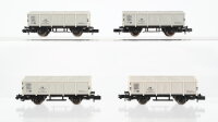 Arnold N Konvolut Güterwagen 4 x Klappdeckelwagen...