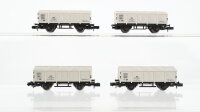 Arnold N Konvolut Güterwagen 4 x Klappdeckelwagen...
