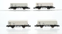 Arnold N Konvolut Güterwagen 4 x Klappdeckelwagen...