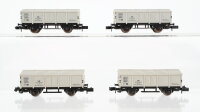 Arnold N Konvolut Güterwagen 4 x Klappdeckelwagen...