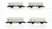 Arnold N Konvolut Güterwagen 4 x Klappdeckelwagen...