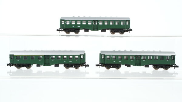 Arnold N Konvolut Personenwagen Umbauwagen 1./2.Kl., 2 x Umbauwagen 2.Kl. DB