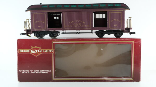 Bachmann G 89093 Jackson Sharp Full Baggage Express Car Güterwagen Denver and Rio Grande