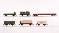 BTTB TT Konvolut Planwagen, gedeckte Güterwagen,...