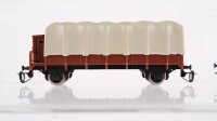 BTTB TT Konvolut Planwagen, gedeckte Güterwagen, langer Niederbordwagen 4-achsig, Niederbordwagen 2-achsig, Güterzugbegleitwagen
