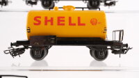 Märklin H0 Konvolut Güterwagen Kesselwagen 2-achsig "Aral, Esso, Shell" DB
