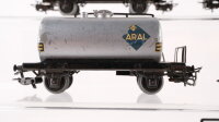 Märklin H0 Konvolut Güterwagen Kesselwagen 2-achsig "Aral, Esso, Shell" DB