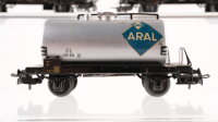 Märklin H0 Konvolut Güterwagen Kesselwagen 2-achsig "Aral, Esso, Shell" DB