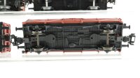 Märklin H0 Konvolut Güterwagen gedeckter Güterwagen, Kühlwagen, 2 x Hochbordwagen, Niederbordwagen DB