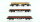 Märklin H0 Konvolut Güterwagen 2 x Drehschemelwagen Blech mit Ladung, 2 x Niederbordwagen 4-achsig lang DB, u.a.
