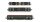 Märklin H0 Konvolut Güterwagen 2 x Drehschemelwagen Blech mit Ladung, 2 x Niederbordwagen 4-achsig lang DB, u.a.