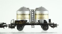 Märklin H0 Konvolut Güterwagen Kranwagen alt Blech, Weinfasswagen 308, 2 x Braunkohlestaubwagen DB (Fehlteile)