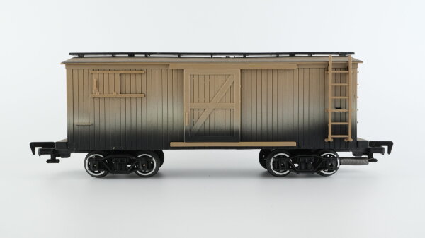 New Bright Spur 1 Gedeckter Güterwagen  braun 4-achsig USA