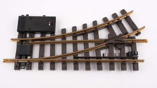 LGB G 1210/1215, 1201/10 Weiche links R1 30 Grad, 1x elektrischer Antrieb (1201/10)
