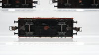 Trix H0 Konvolut Güterwagen Autotransportwagen 3-achsig, 2 x Mittelbordwagen, Hochbordwagen kurz DB