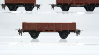 Trix H0 Konvolut Güterwagen Autotransportwagen 3-achsig, 2 x Mittelbordwagen, Hochbordwagen kurz DB