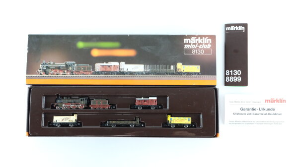 Märklin Z 8130 Güterzug Länderbahn KPEV (vermutlich verharzt)