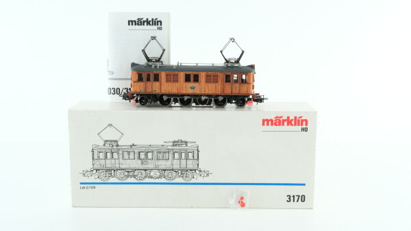Märklin H0 3170 Elektrische Lokomotive BR D der SJ Wechselstrom Digitalisiert (vermutlich verharzt)