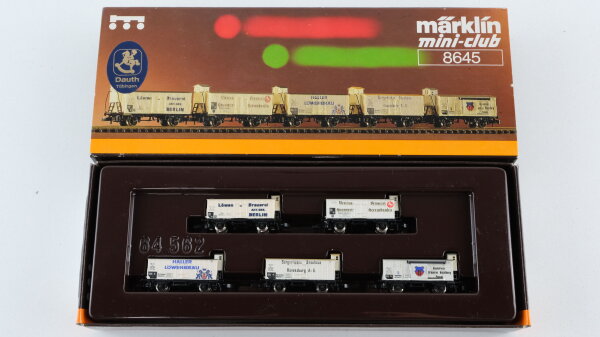 Märklin Z 8645 Güterwagen-Set "Brauereien" Bierwagen