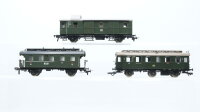 Fleischmann H0 Konvolut Personenwagen Umbauwagen 2.Kl.,...