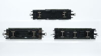 Fleischmann H0 Konvolut Personenwagen Umbauwagen 2.Kl., Donnerbüchse 3.Kl., Gepäckwagen beleuchtet Schiebetür Ladung DB