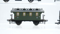 Fleischmann H0 Konvolut Personenwagen 2 x Donnerbüchse 2./3.Kl., Donnerbüchse 3.Kl., Gepäckwagen DRG