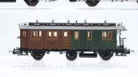 Trix H0 Konvolut Personenwagen Abteilwagen 2./3.Kl., Abteilwagen 3.Kl., Gepäckwagen AWF Velten