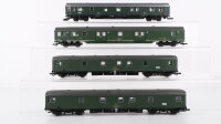 Dingler/Unbekannt H0 Konvolut 4 x Postwagen lang...