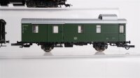 Unbekannt H0 Konvolut Personenwagen Speisewagen "Mitropa", Gepäckwagen lang, Gepäckwagen kurz DB