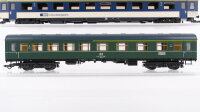 Unbekannt H0 Konvolut Personenwagen Reisezugwagen 1.Kl. "Lötschbergbahn", 2 x Behelfspersonenwagen, Abteilwagen 1./2.Kl. 1 Kupplung fehlt BLS, DR, u.a.