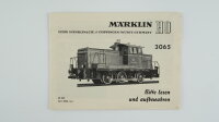 Märklin H0 3065 Diesellokomotive BR V60 1009 DB Wechselstrom
