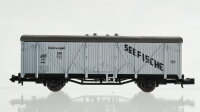 Roco N Konvolut Güterwagen Güterwagen "Dortmunder Union, Fürstenberg Pilsener", Kühlwagen "Seefische" DB