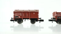Fleischmann N Konvolut Güterwagen Klappdeckelwagen, Hochbordwagen, Kühlwagen, Güterzugbegleitwagen DRG, DB