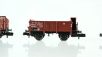 Fleischmann N Konvolut Güterwagen Klappdeckelwagen, Hochbordwagen, Kühlwagen, Güterzugbegleitwagen DRG, DB