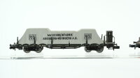Minitrix N Konvolut Güterwagen Autotransportwagen 2-teilig, Schwerlastwagen mit Ladung, Containerwagen, Kugelsilowagen DB, u.a.
