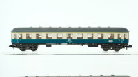 Minitrix N Konvolut Grossraumwagen 1.Kl. 2.Kl. beige-oceanblau Packwagen beige-oceanblau mit Innenbeleuchtung DB