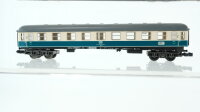 Minitrix N Konvolut Grossraumwagen 1.Kl. 2.Kl. beige-oceanblau Packwagen beige-oceanblau mit Innenbeleuchtung DB