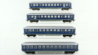 Fleischmann H0 Konvolut Personenwagen 4 x Reisezugwagen...