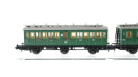 Arnold N Konvolut Abteilwagen 2./3.Kl. Abteilwagen mit Bremserhaus 3.Kl. Packwagen mit Ladung DR