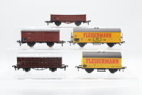 Fleischmann H0 Konvolut Güterwagen Kühlwagen...