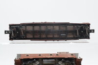 Unbekannt H0 Konvolut Box Car "SP 127430" Caboose "A.T.&S.F. 1951" Flat Car "Rohre gelb" USA